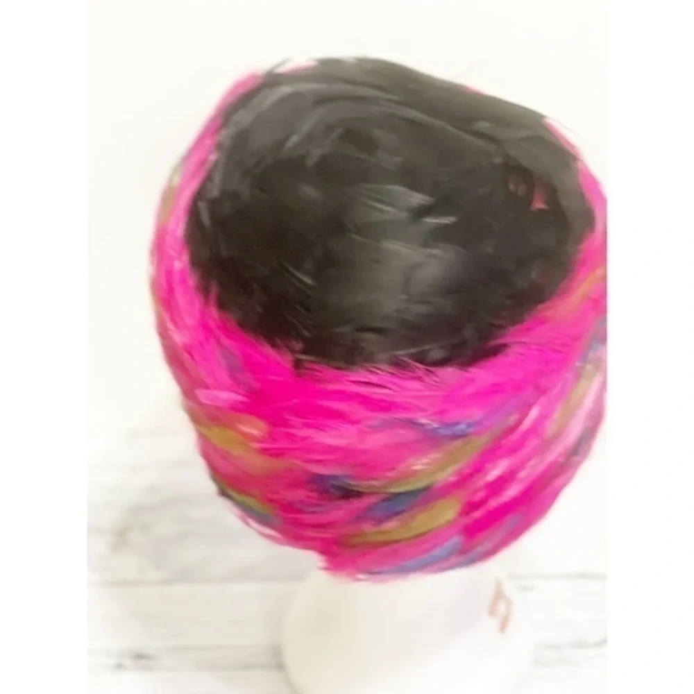 Vintage Patricia Gail Peacock Feather Hat - Picture 5 of 8